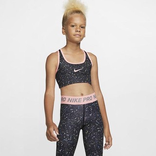 Maieu Nike Pro Reversible Printed Fete Negrii Roz | ISOB-26437